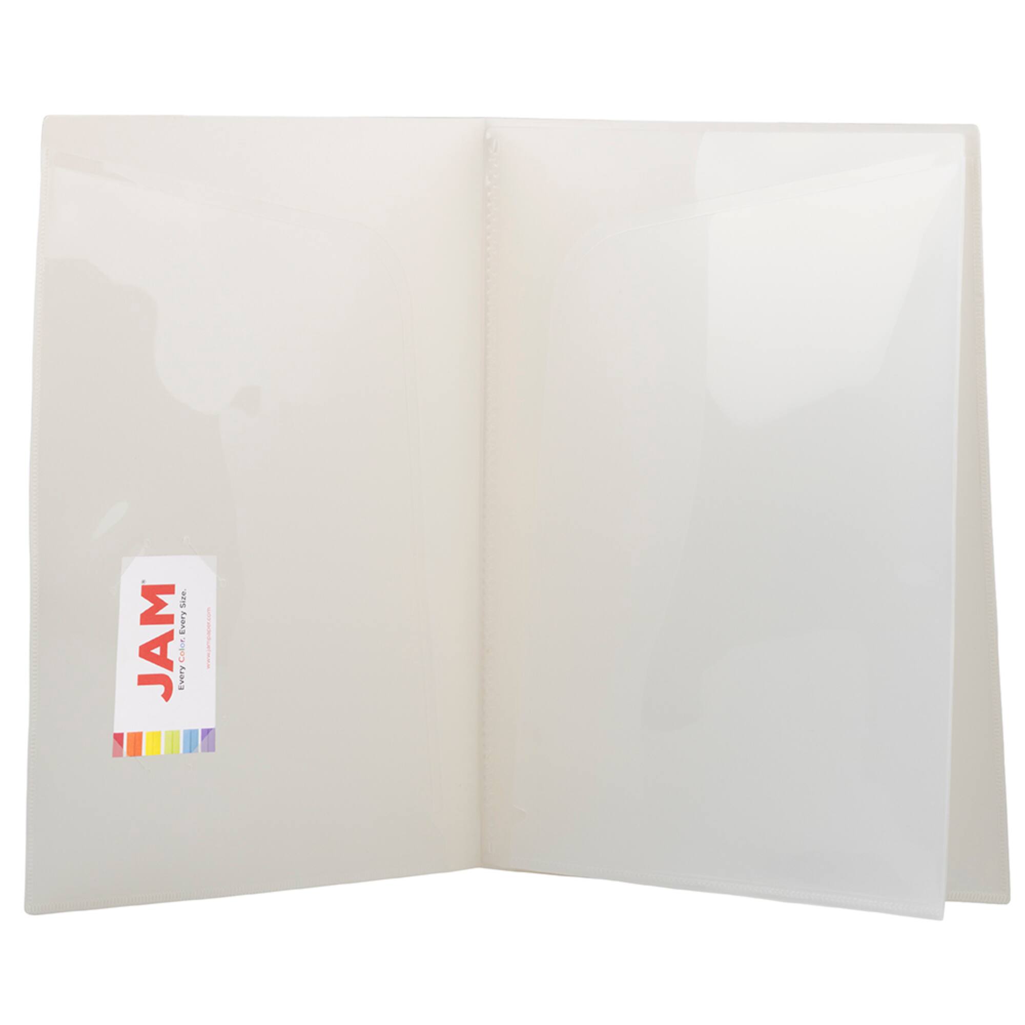 JAM Paper Heavy Duty Plastic High Pocket Organizer